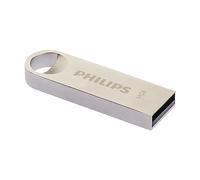 Philips Moon Edition High Speed USB 2.0, unità flash USB 64 GB per PC, laptop, computer, archiviazione dati, velocità di lettura fino a 20 MB/s, alluminio, portachiavi