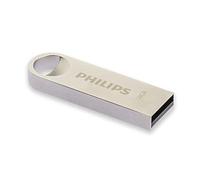 Philips Moon Edition, unità flash USB 2.0 ad alta velocità, chiavetta USB da 128 GB, per PC, laptop, computer di archiviazione dati, velocità di lettura fino a 20 MB/s, in alluminio, portachiavi