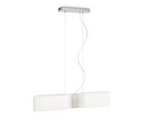 Philips myLiving - Lampada a sospensioneSAAR ARGENTATO/BIANCO