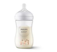 Philips Natural Response - Biberon 260ml, Tettarella 1m+, decorazione Giraffe - SCY903/66