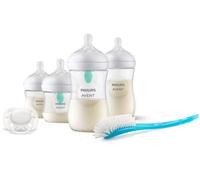 Set biberon con dispositivo anticoliche, spazzolino e ciuccio, Natural Response, 0 mesi+, Philips Avent