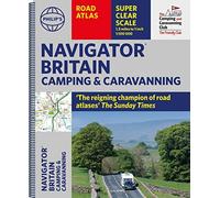 Philip's Navigator Camping and Caravanning Atlas of Britain: Spiral - NUOVO