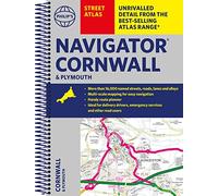 Philip's Street Atlas Navigator Cornwall & Plymouth (Anello, filo)