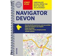 Philip's Navigator Street Atlas Devon: Spiral Edition - NUOVO
