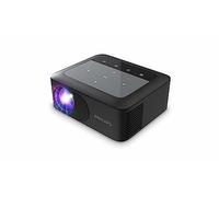 Philips NeoPix 110, Mini Videoproiettore, True HD 720p, Display 65", Duplicazione dello Schermo, Wi-Fi, Dual Band integrato, Connettività HDMI e USB, Nero
