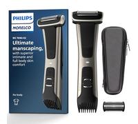Philips Norelco BG7040/42 Philips Bodygroom 7000 - Rasoio per il corpo con rifinitore, con scatola e testina di ricambio 1.01 Pound Argento 1 pz. per confezione ]