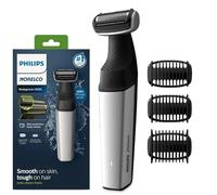 Philips Norelco Body Groomer Series 5000 - Rasoio per capelli, da uomo, impermeabile, per l'inguine