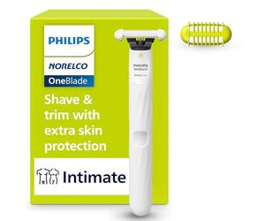 Philips Norelco OneBlade QP1924/70 Trimmer unisex per corpo intimo pubico e personale