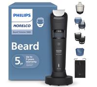Philips Norelco - Regolabarba serie 5000, rasoio viso da uomo, tecnologia BeardSense 100% impermeabile, rasoio di precisione con pettini sbiaditi, lame autoaffilanti, raccoglitore di capelli e