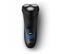 PHILIPS Norelco Shaver 2100 S1560/81 Rasoio Elettrico Rotazione Trimmer Nero, Blu