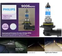 Philips Notte Guida Platino 9006 55W Due Lampadine Testa Luce Basso Fascio