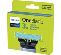 Philips One Blade QP235/50 Lame di ricambio per rasoio Anti-Friction, 3 pezzi.