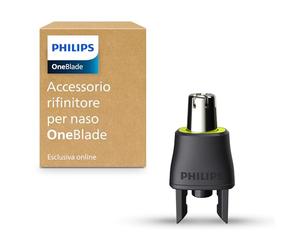 Philips OneBlade Accessorio rifinitore naso, compatibile con tutte le impugnature OneBlade, originale de Philips, modello QI100/50