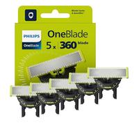 Philips OneBlade Original 360 lame, compatibili con tutti i modelli OneBlade e Pro, 5 pezzi (modello QP450/50)
