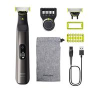 Philips OneBlade Pro 360 Autentico Regolabarba elettrico per viso e corpo, rasoio e regolabarba, 2x 360 lame, 1x pettine da 20, 1x kit per il corpo, 1x custodia morbida, QP6552/30