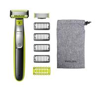Philips OneBlade QP2630/30, Rasoio Elettrico Face + Body, Utilizzo Wet&Dry, Include 1 Lama Viso, 1 Lama Corpo e 5 Pettini