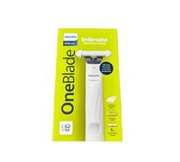 Philips OneBlade, rasoio intimo con lama di protezione per la pelle, impermeabile, ricaricabile, bianco