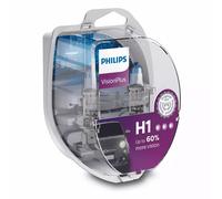 Lampada alogena PHILIPS H1 VisionPlus Plus 60% 12V/55W, 2 Pezzo