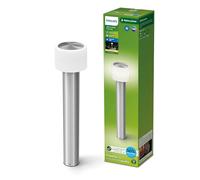 Philips Otis, Lampada a piedistallo UltraEfficient, per Esterni, 2700K, 800lm, Inox