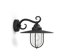 Philips - Pasture wall lantern black 1x60W 230V