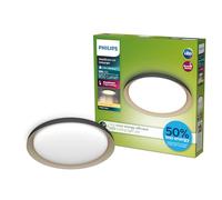 Philips Pebblo UltraEfficient soffitto, SceneSwitch, nero, 10W, 1850Lm, 2700K, IP20
