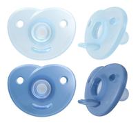 Philips PHILIPS AVENT SUCCHIETTI SOOTHIE HEART 0-6M AZZURRO E BLU 2 PEZZI