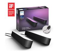 Philips Hue White and Color ambiance Play Kit Base con alimentatore 2 pezzi Nero