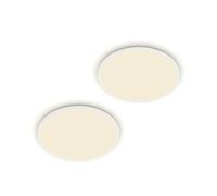 Philips Plafoniera LED SuperSlim Set da 2 IP44 Ø 25 cm 4.000 K 872110304292700