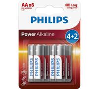 Philips Power Alkaline LR6P6BP/10 batteria per uso domestico Batteria monouso Stilo AA Alcalino