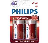 PHILIPS - POWER ALKALINE PILA D LR20 BLISTER * 2