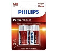 Batterie alcaline alcaline Philips Power C LR14 1,5 V Confezione da 2 unità