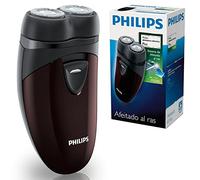 Philips PQ206/18 Rasoio elettrico da viaggio, 2 x AA, in plastica, nero