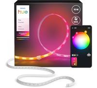 Prolunga per Striscia LED Hue Flux, 10 m, Colori e Atmosfera Vivaci, Luce per Interni Flessibile, Miscela Colori Chromasync™, Tagliabile, Estensibile, Riusabile, Controllo Voce/App