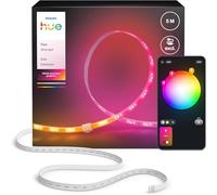 Prolunga per Striscia LED Hue Flux, 5 M, Colori e Atmosfera Vivaci, Luce per Interni Flessibile, Miscela Colori Chromasync™, Tagliabile, Estensibile, Riusabile, Controllo Voce/App