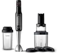Philips ProMix HR2629/91 Viva Collection Frullatore a immersione 300 W SpeedTouch, semplice e intuitivo, tazza da viaggio, nero e acciaio inox