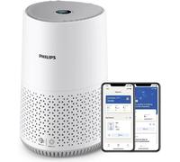 Philips Purificatore d'Aria Serie 600, Sensore Intelligente, ideale per le allergie, il filtro HEPA rimuove il 99,97% degli inquinanti, Copre fino a 44m2, controllo tramite App, Bianco (AC0651/10)