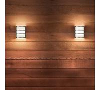 Philips Lampada da parete Python Ultra Efficiente LED per esterni 3,8W IP44 Argento