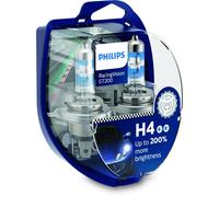 Philips RacingVision GT200 H4 H7 Lampadine Alogeno 12V +200% Luce