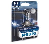 Philips RacingVision GT200 H4 H7 Lampadine Alogeno 12V +200% Luce
