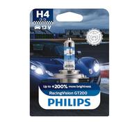 Lampada ad incandescenza alogena PHILIPS H4 RacingVision GT200 12V, 60/55W