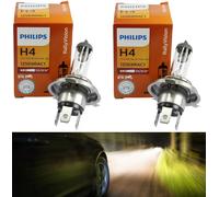 Philips Rally Visione 9003 HB2 H4 100/90W Due Lampadine Faro Ricambio