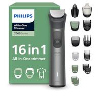 Philips Rifinitore All-in-one Multigroom Serie 7000 16 in 1 - Rifinitore per barba, capelli e corpo, lame autoaffilanti interamente in metallo, 21 impostazioni di lunghezza (0,5-16 mm), MG7931/15