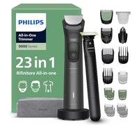 Philips Rifinitore All-in-one Multigroom Serie 9000 23 in 1 - Rasoio + Rifinitore uomo OneBlade - Set completo per viso, testa e corpo, 27 impostazioni di lunghezza (0,2-20 mm), Modello MG9561/30