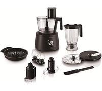 Philips Robot da Cucina 3 in 1 HR7776/90 Multifunzione con Frullatore + Spremiagrumi + Impastatore, Avance Collection, 1300 W, ABS, Materiale plastico, Acciaio Inox, Nero