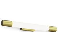 Philips Rover specchio LED rotondo, 5W, 750 lm, 2700K, ottone, IP44, resistente all'acqua