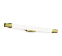 Philips Rover specchio LED rotondo, 10W, 1500 lm, 2700K, ottone, IP44, resistente all'acqua