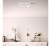 Philips Plafoniera Runner con 2 spot LED Philips