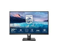Philips 273S1 USB Hub Monitor 27 pollici FHD, 75Hz, IPS, 4ms GtG, altezza regolabile, Speakers (1920x1080 HDMI 1x 1.4 DP 1x 1.2) nero