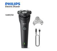 PHILIPS S1886/1887 Stand Up Rasoio Elettrico Carica USB Acciaio Inossidabile PowerCut Lama di Rasoio Tripla Testa Galleggiante Barba Trimmer