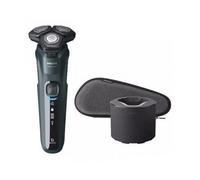 Philips S5584 Rasoio Elettrico Ricaricabile 3 Testine Wet-Dry con Base Pulizia